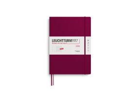 LEUCHTTURM WEEKLY PLANNER 2026 & NB A4+ HC 12 MONTHS PORT RED 372641